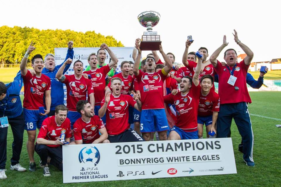 Bonnyrigg White Eagles  - NPL One Champions 2015