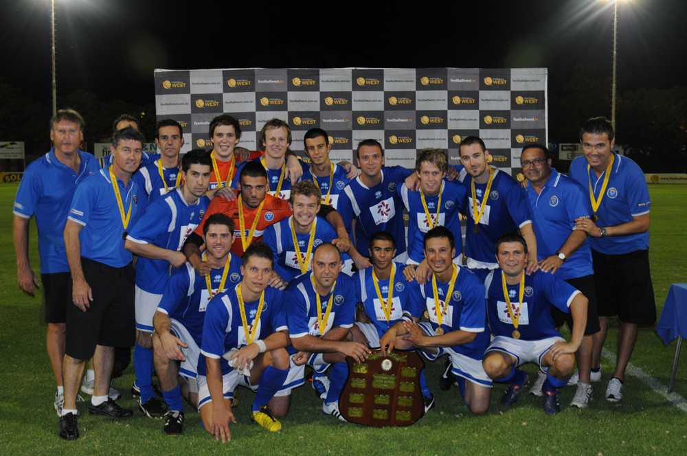 Perth SC win the 3011 Football West Charity Shield
