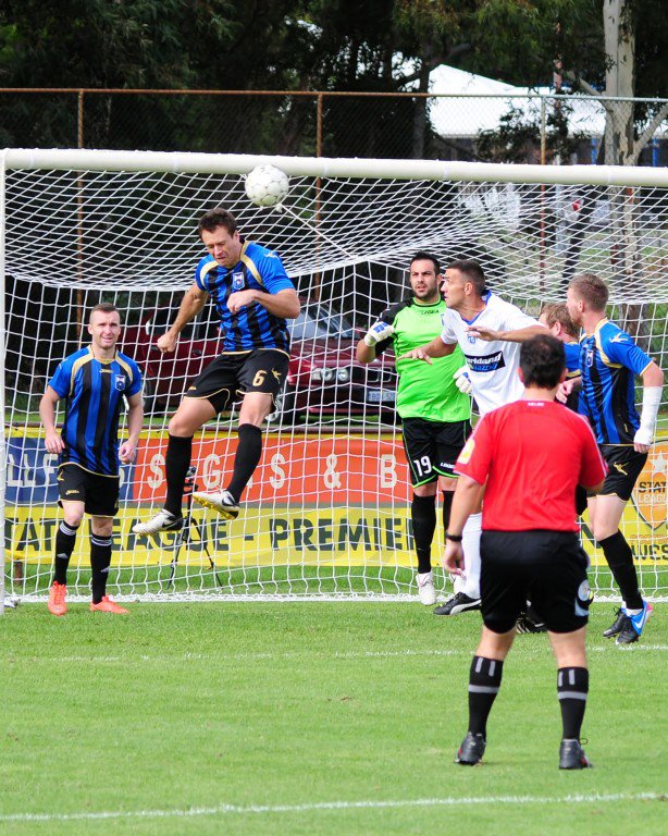 Bayswater City against Floreat Athena in Western Australia's Premier League. Photo courtesy Bayswater City
